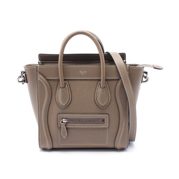 Celine Luggage Handbag Brown Leather - Picture 1 of 6